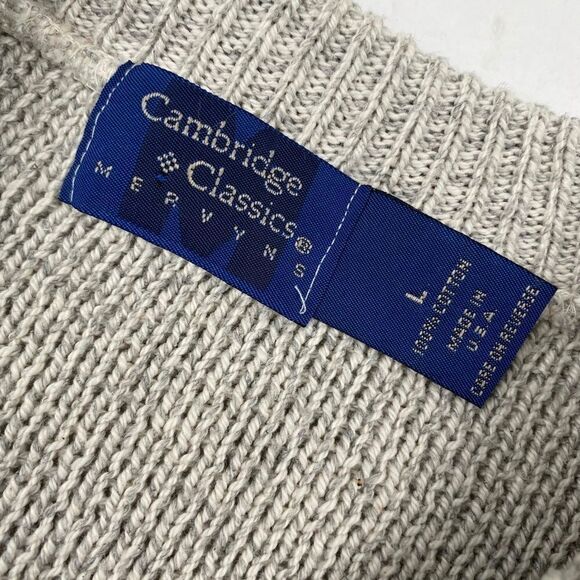 Vintage Knit Striped Sweater Cambridge Classics - Picture 3 of 3